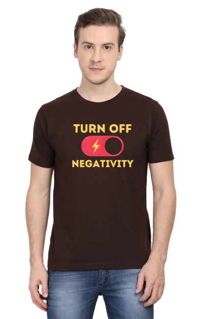 Turn Off Negativity Motivational T-Shirt – Positive Vibes Tee for Men and Women