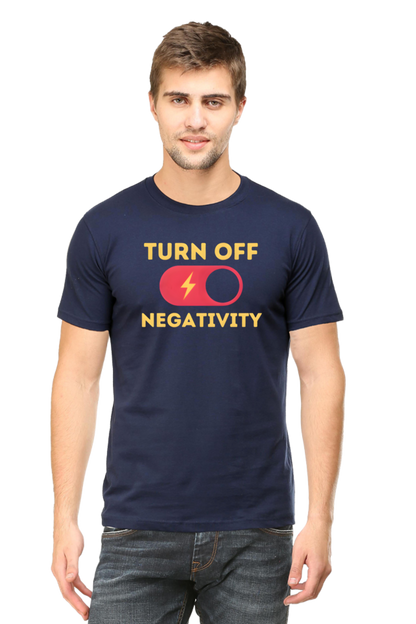 Turn Off Negativity Motivational T-Shirt – Positive Vibes Tee for Men and Women