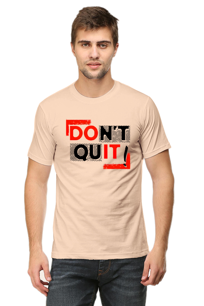 Don't Quit Motivational Graphic T-Shirt - Unisex Tee for Inspiration and Determination
