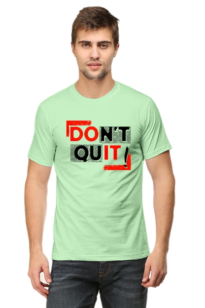 Don't Quit Motivational Graphic T-Shirt - Unisex Tee for Inspiration and Determination