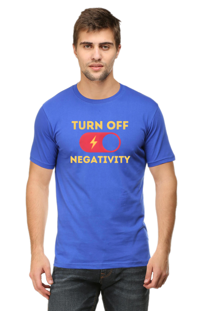 Turn Off Negativity Motivational T-Shirt – Positive Vibes Tee for Men and Women