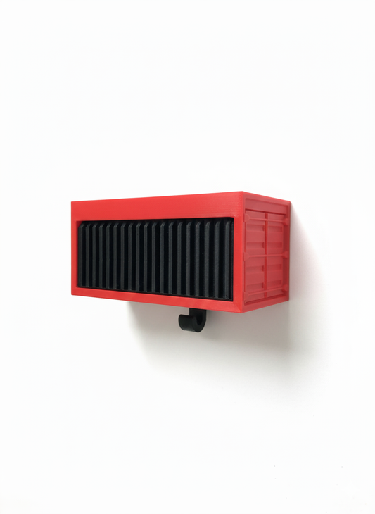 Garage-Style Key Holder – Wall Mount Organizer with Car Model Slot (Car not included)